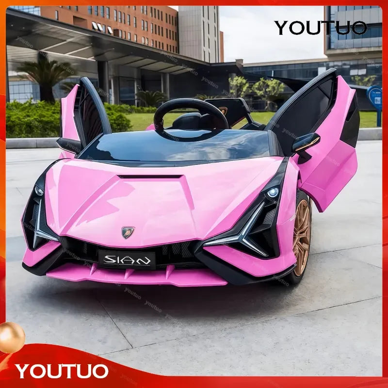 Voiture électrique enfant double moteur – CLEVI Paris