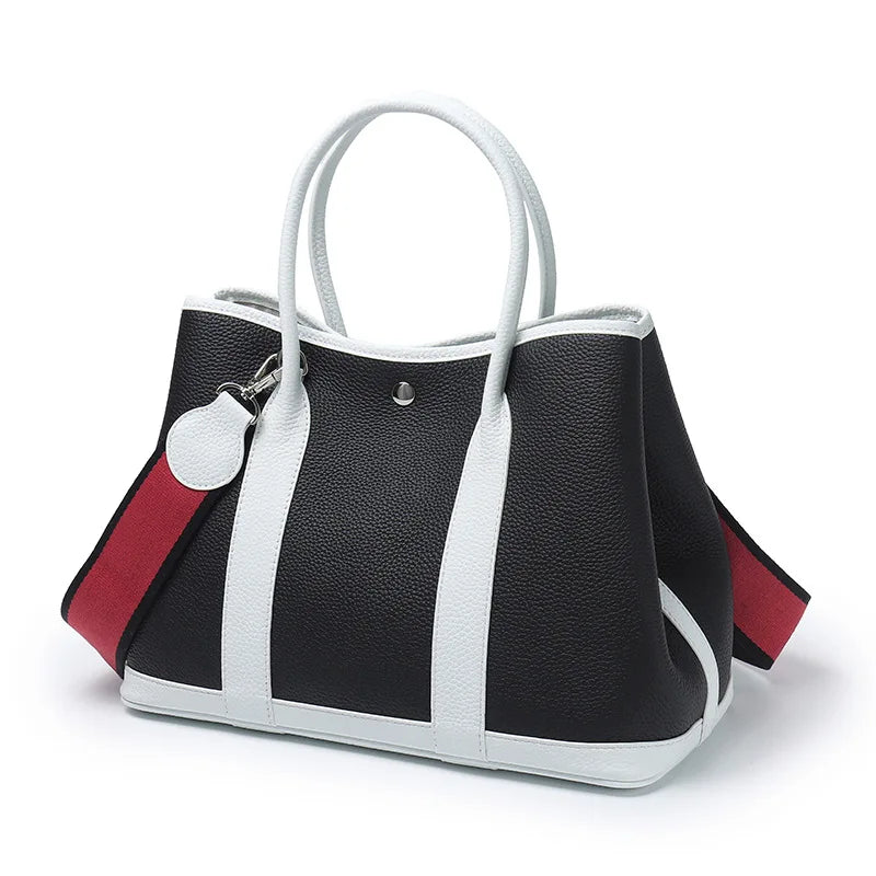 Sac Seau Cuir Vache Pleine Fleur Grande Capacité Femme – CLEVI Paris