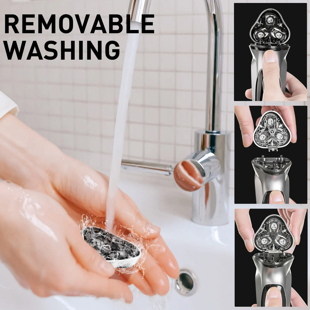 Rasoir Rotatif Électrique Homme ENCHEN Blackstone | 3D Tête Flottante USB Charge Rapide – CLEVI Paris