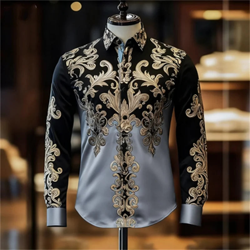 Chemise Homme Rétro Soie & Fibre de Bambou – CLEVI Paris