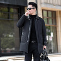 Manteau homme en duvet à finitions contrastées – CLEVI Paris