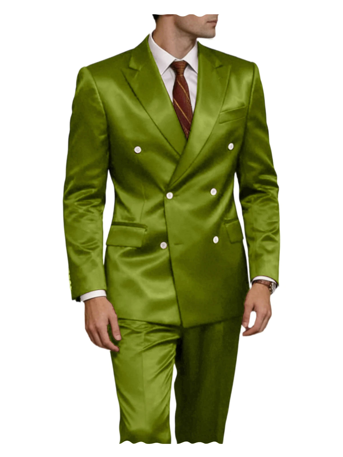 Smoking homme 2 pièces en satin – CLEVI Paris