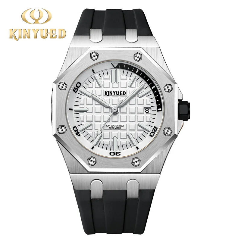 Montre Mécanique Militaire KINYUED Homme Acier – CLEVI Paris