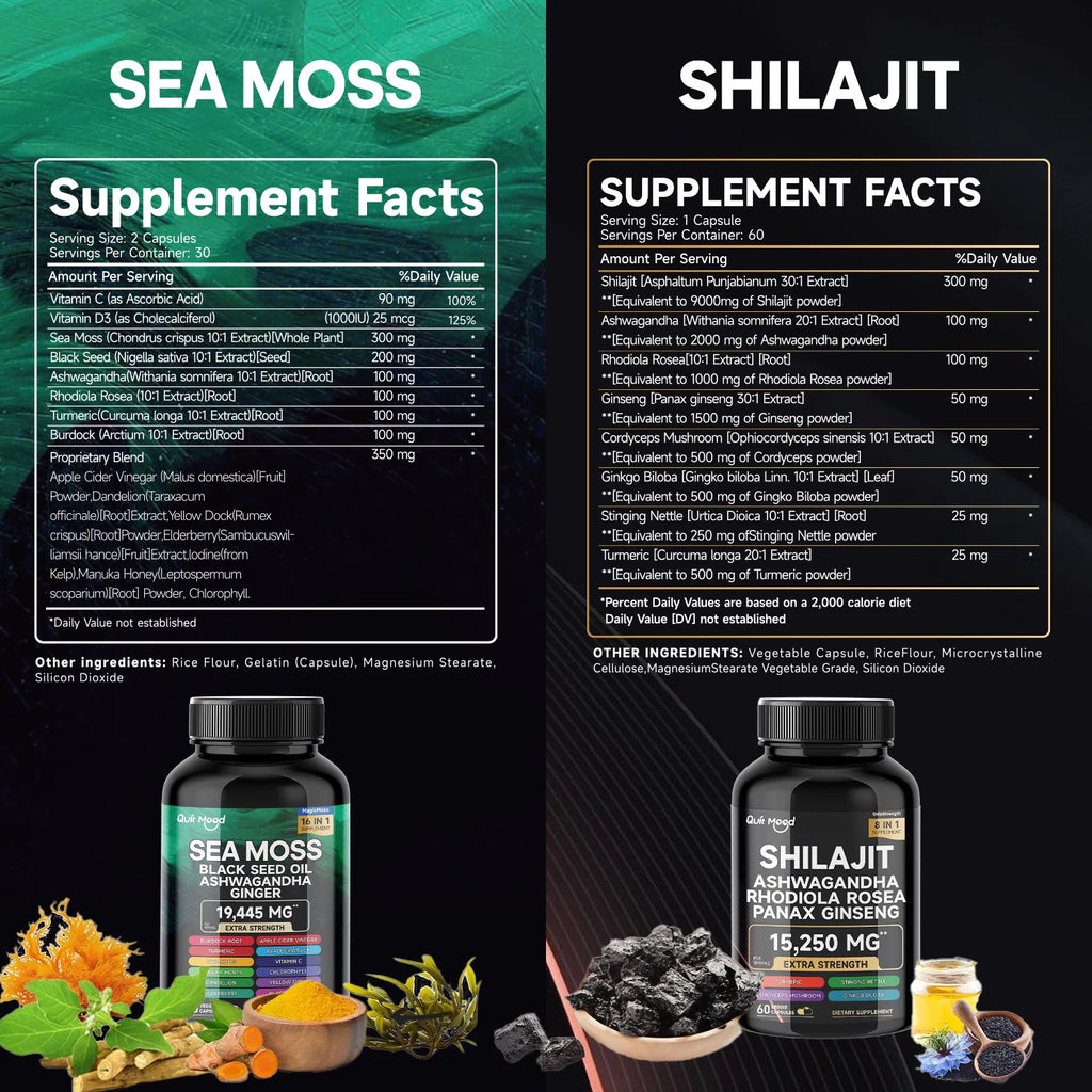 Shilajit ou mousse de mer Quitmood – CLEVI Paris