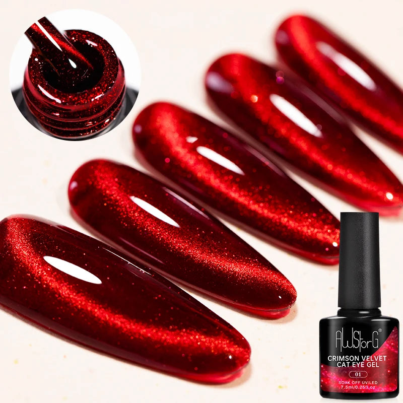 Vernis Gel UV Cat Eye AWStorG 7,5ml Semi-Permanent – CLEVI Paris