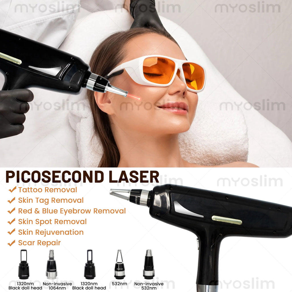 Machine 2-en-1 Laser Diode & Picoseconde FAC 4 Longueurs d’Onde Épilation & Détatouage Professionnelle – CLEVI Paris