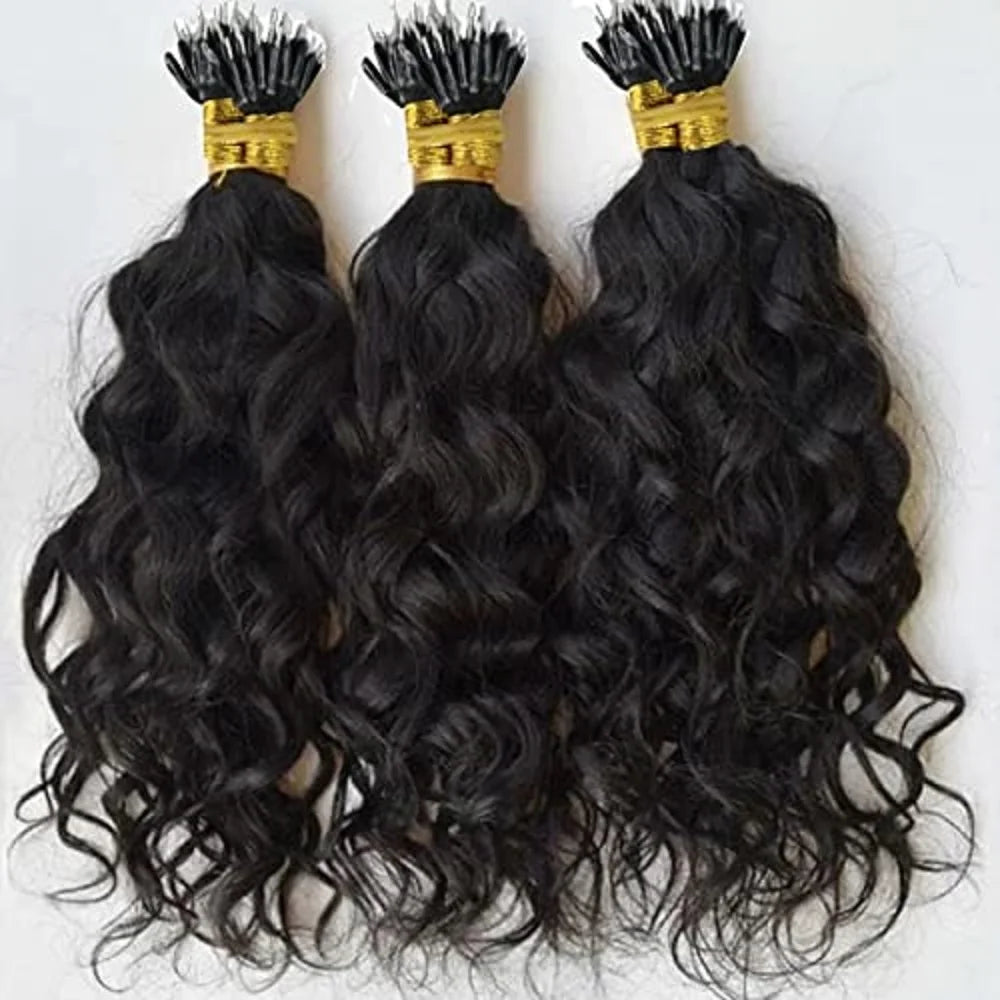 Extensions Nano Ring Loose Wave Remy Hair 100g – CLEVI Paris