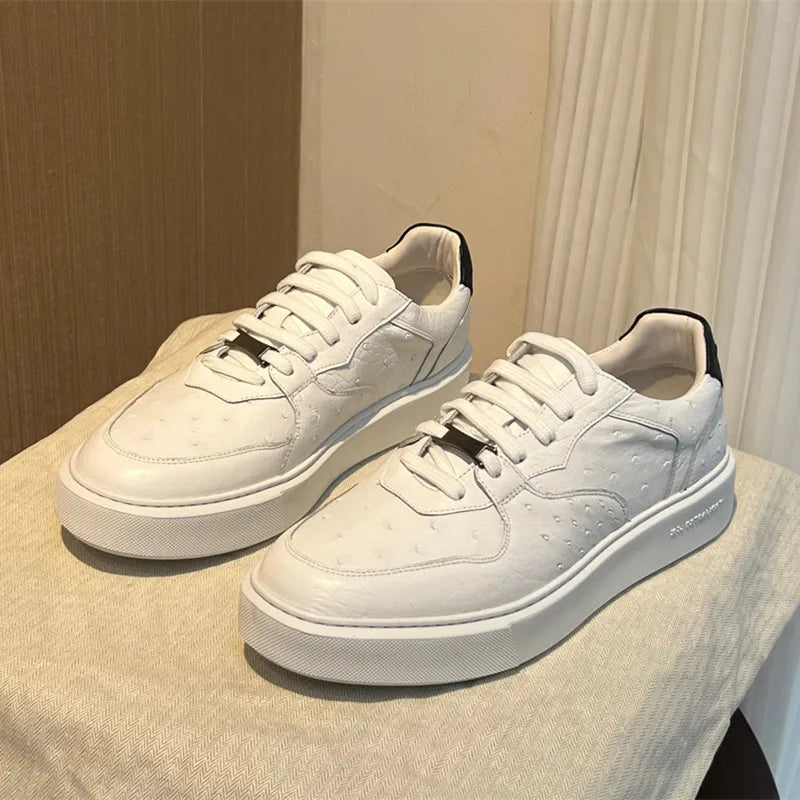 Sneakers basses unisexes blanches – CLEVI Paris