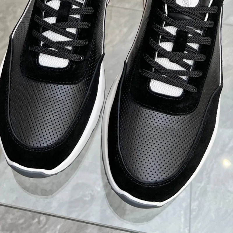 Sneakers basses homme en cuir – CLEVI Paris
