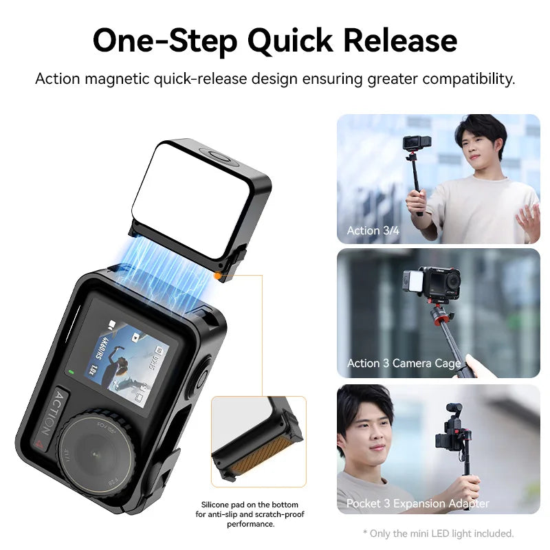 Lampe LED Ulanzi LM18 pour DJI Osmo – CLEVI Paris