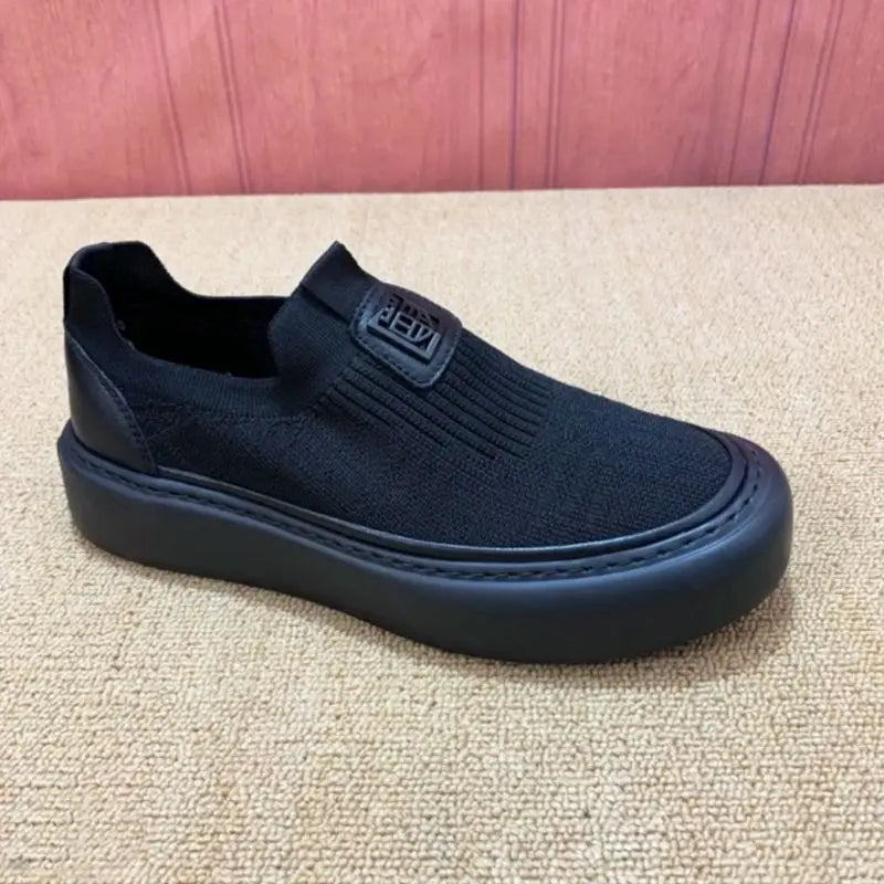 Mocassins homme en maille à enfiler – CLEVI Paris