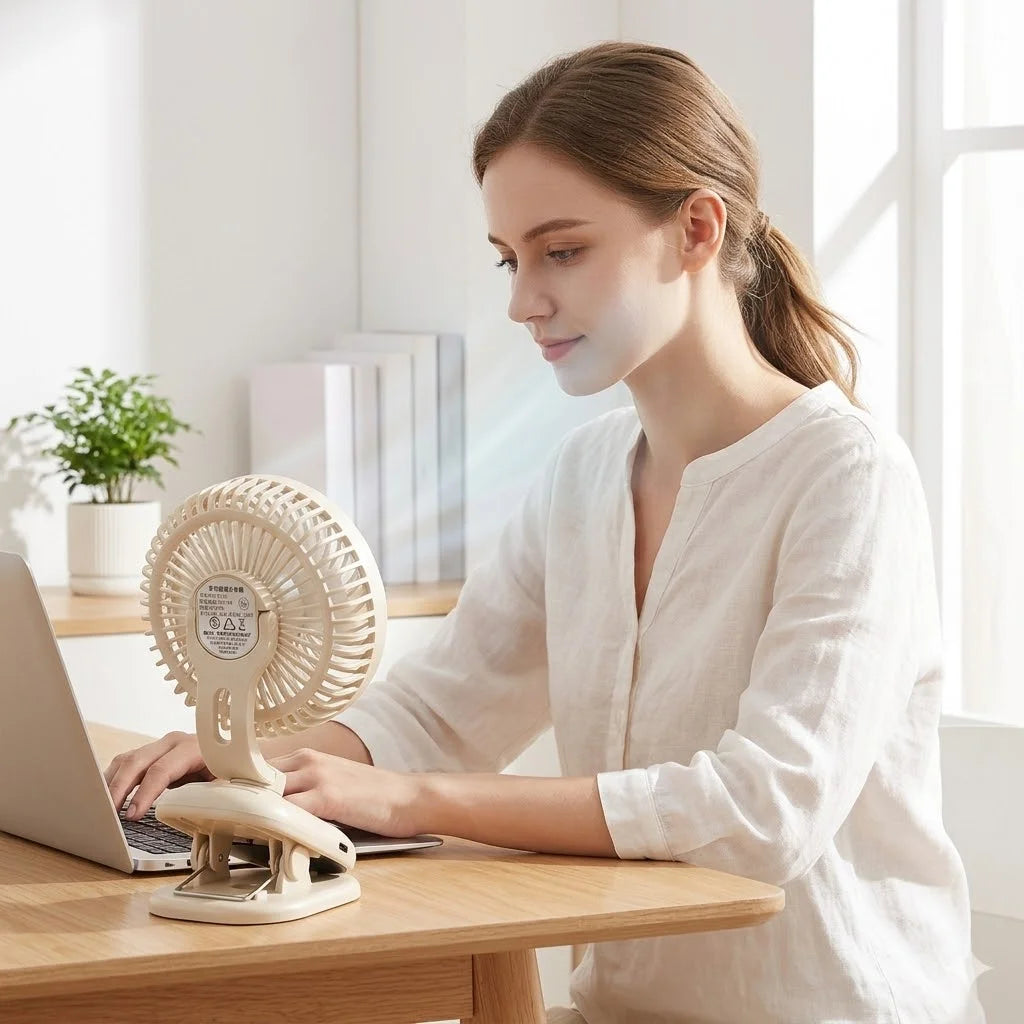 Ventilateur à pince oscillant F168 – CLEVI Paris