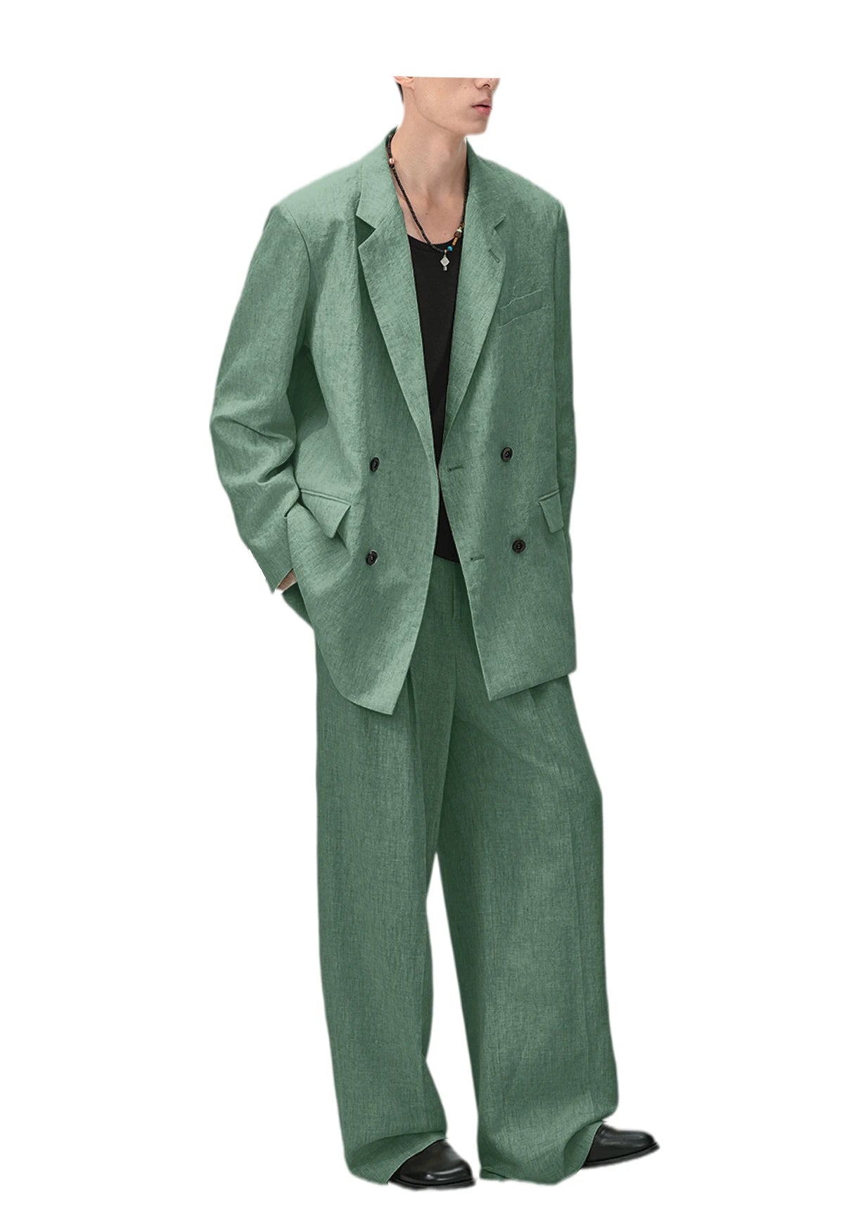 Costume homme en lin 2 pièces – CLEVI Paris