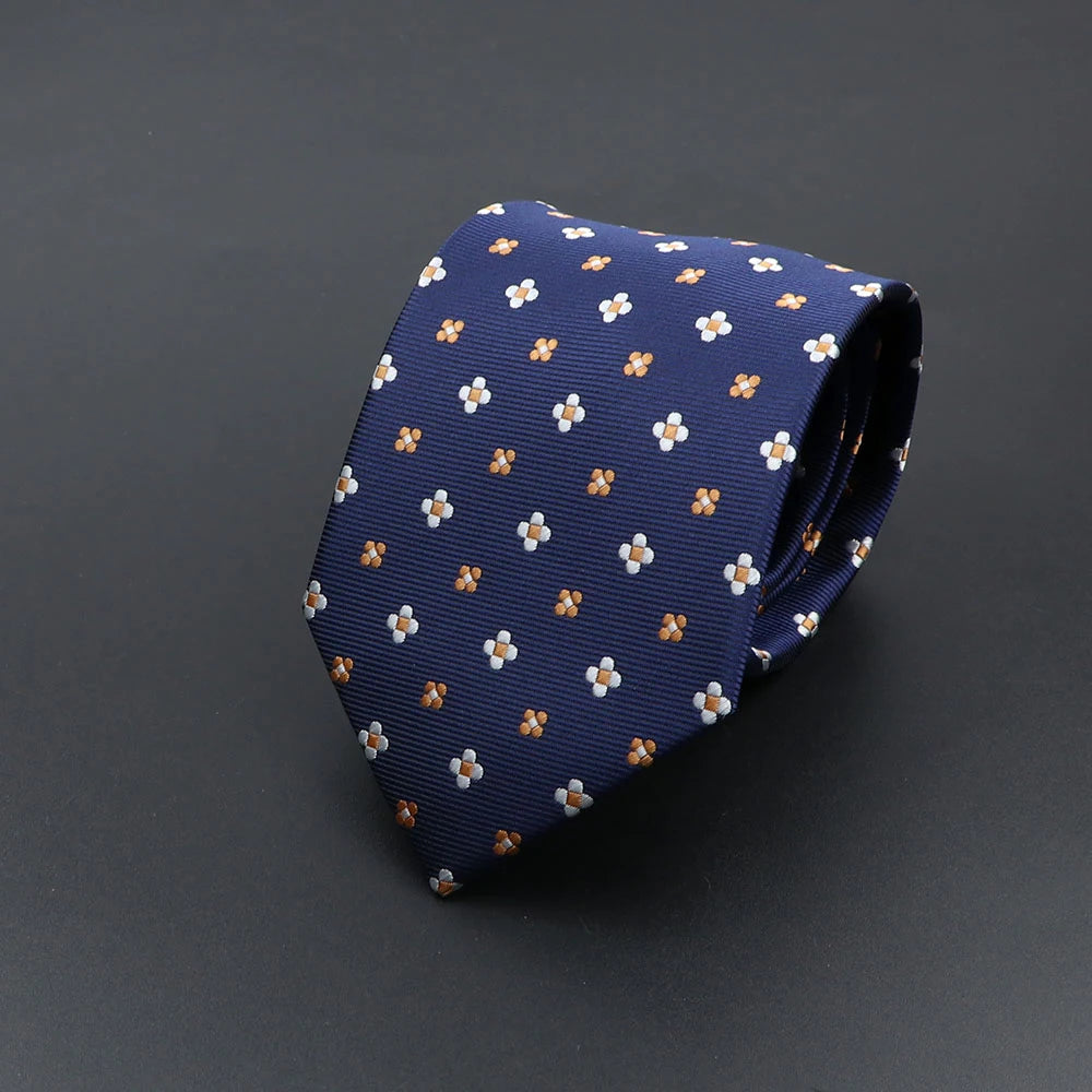 Cravate homme rayée motif paisley 145 cm – CLEVI Paris
