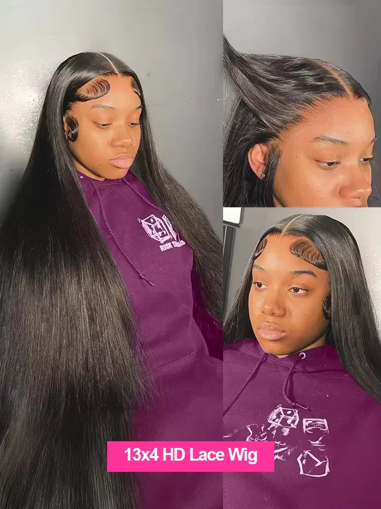 Perruque Lace Front HD Straight Cheveux Humains Brésiliens 13x4 13x6 4x4 5x5 – CLEVI Paris