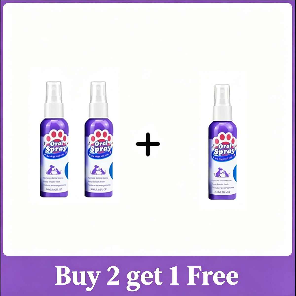 Spray buccal animaux 30 ml et lingettes – CLEVI Paris