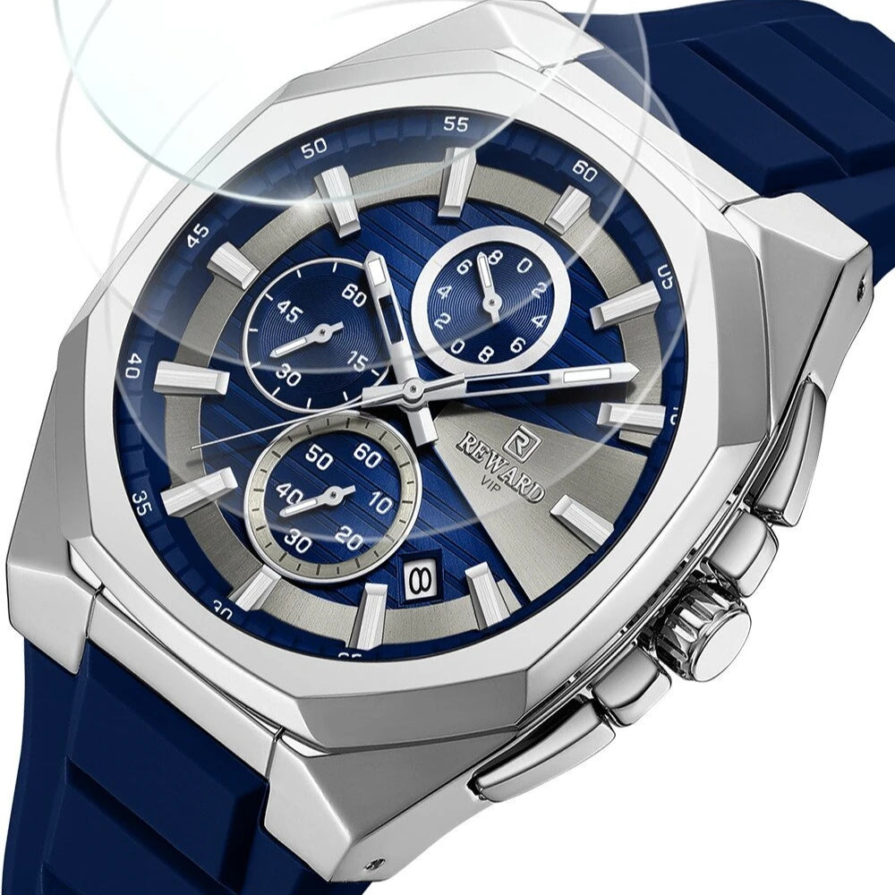 Montre Sport Quartz Chronographe REWARD Homme 44mm – CLEVI Paris