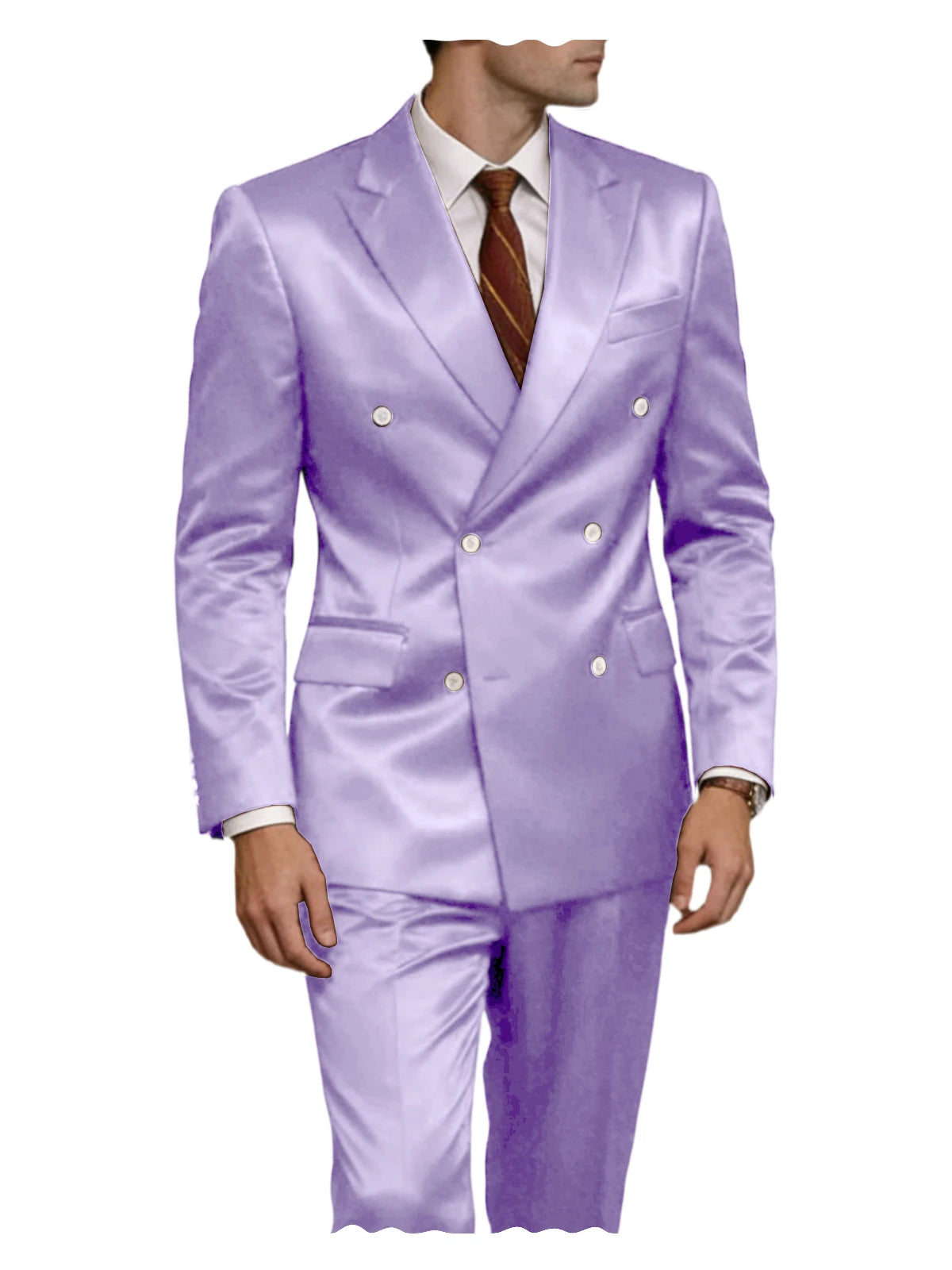 Smoking homme 2 pièces en satin – CLEVI Paris
