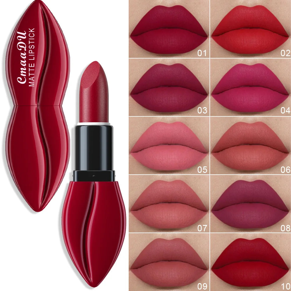 Rouge à Lèvres Mat Waterproof Longue Tenue — Velvet Nude & Pigmenté – CLEVI Paris