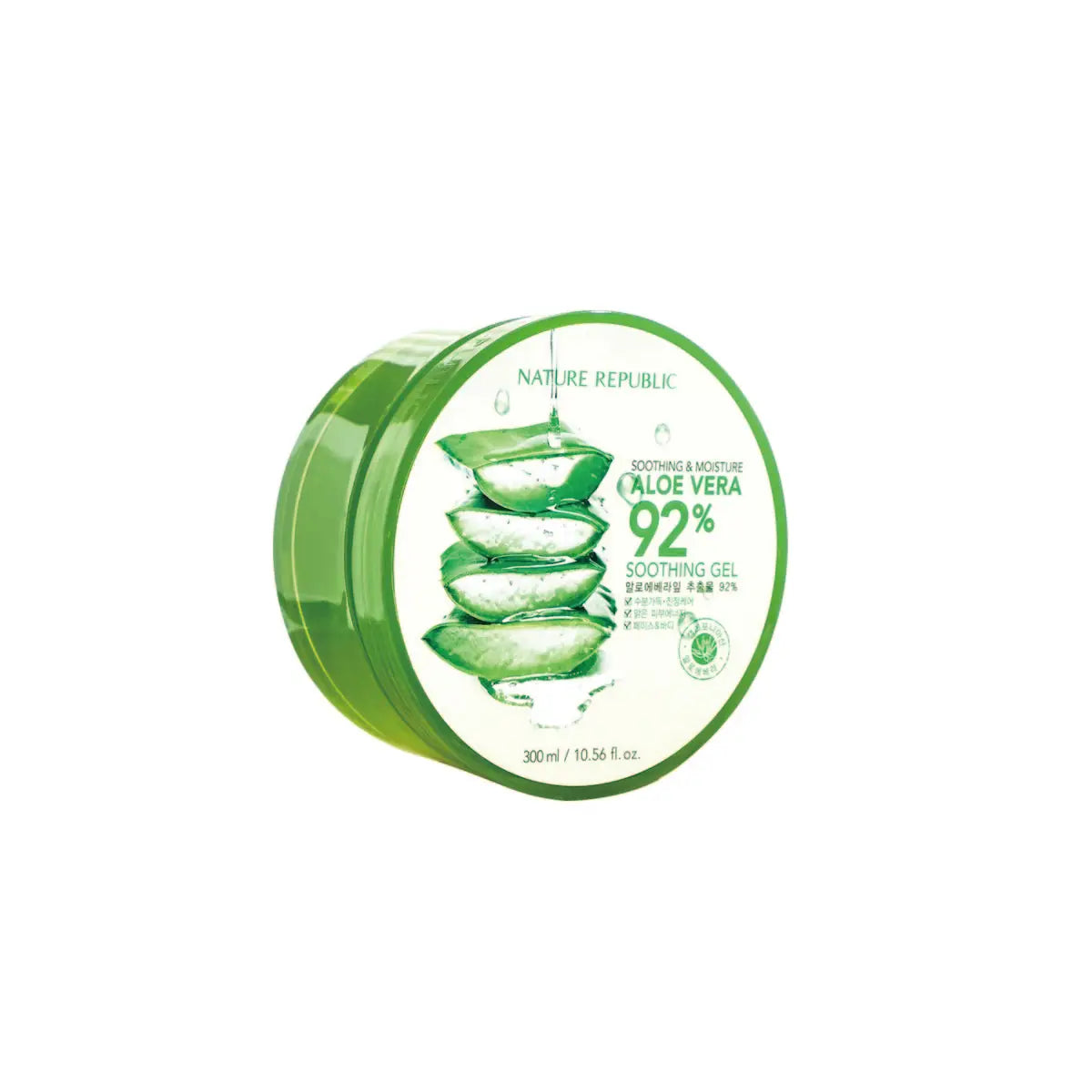 Gel Aloé Vera Hydratant Nature Republic – Soin Coréen Apaisant & Rafraîchissant 300ml – CLEVI Paris