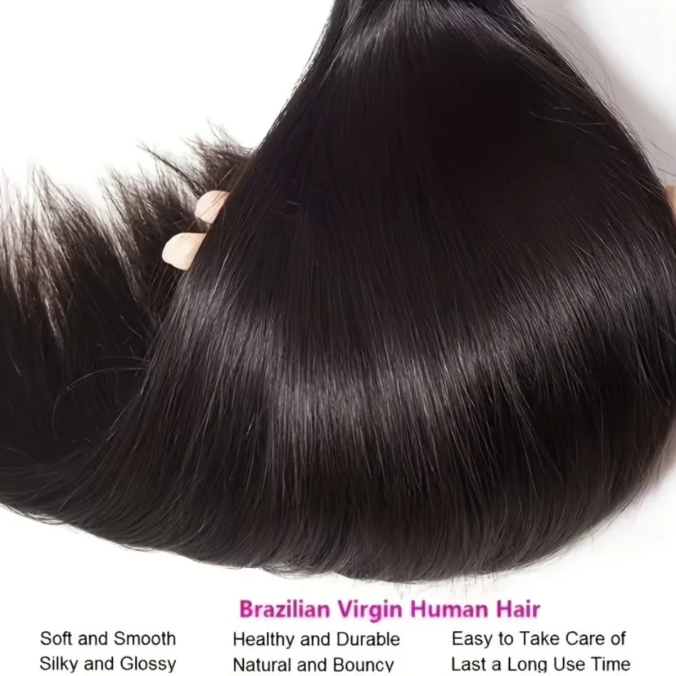 Extensions Lisses Straight Remy Hair Brésilien – CLEVI Paris