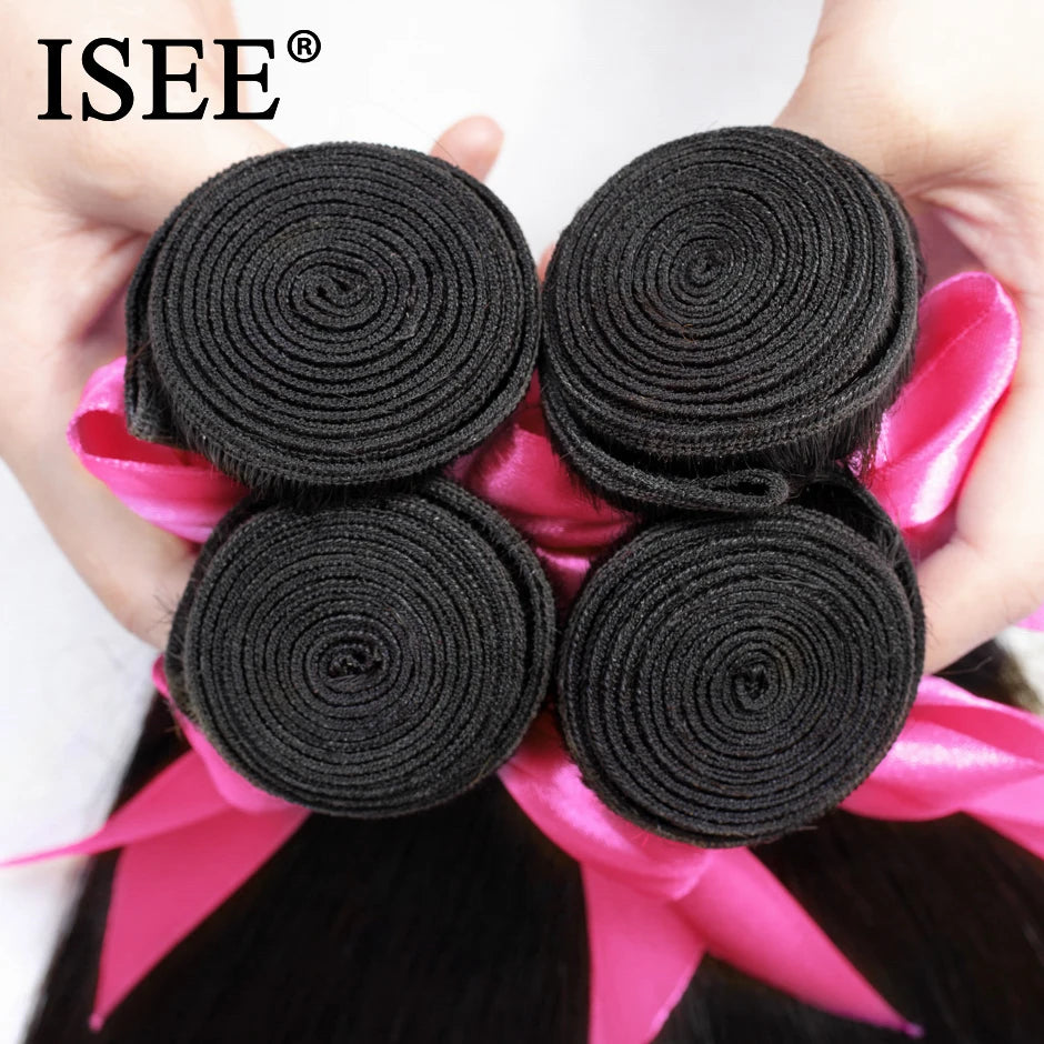 Extensions Cheveux Humains Straight Brésiliennes Remy Hair 9A 1/3/4 Mèches Double Weft – CLEVI Paris