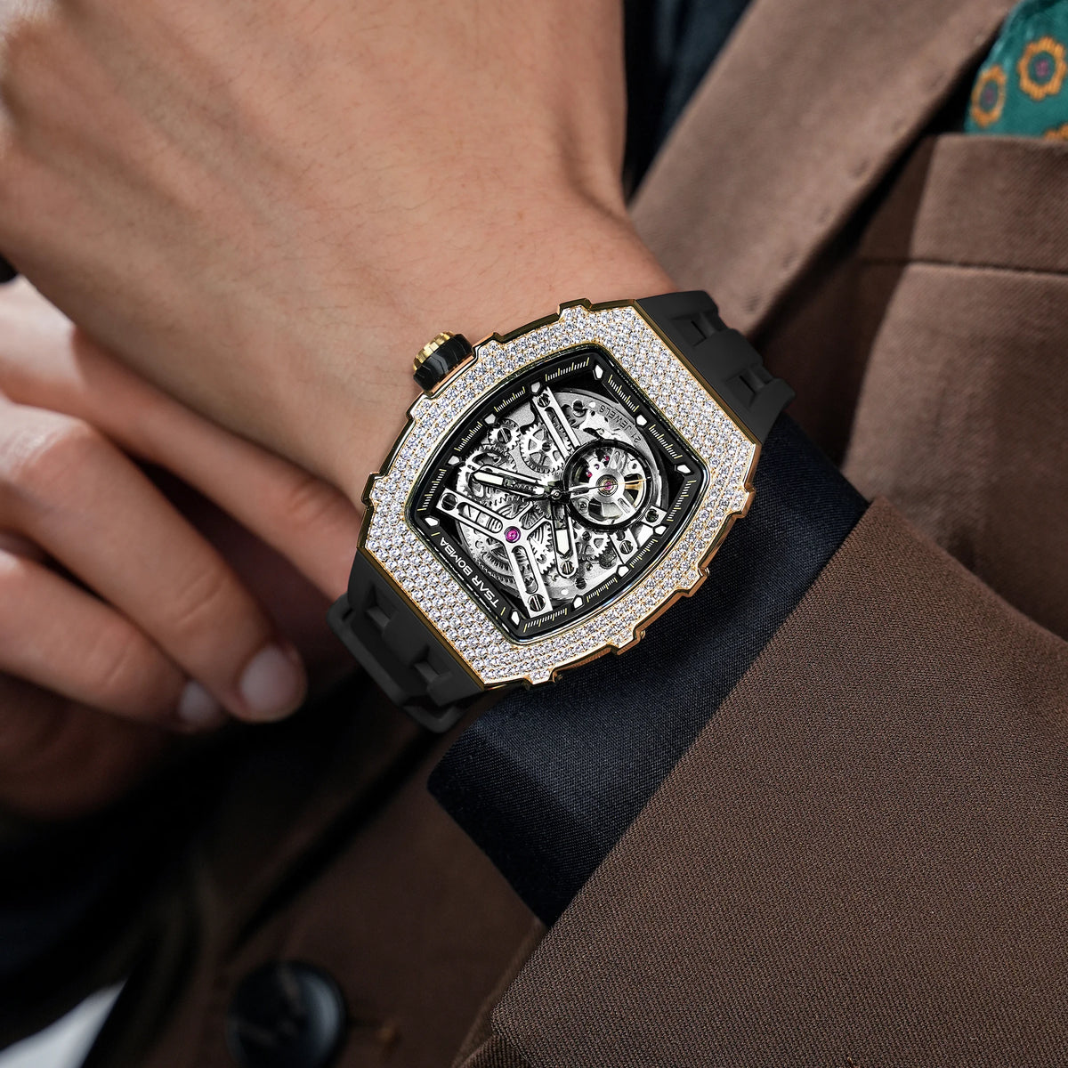 Montre mécanique TSAR BOMBA TB8208D – CLEVI Paris