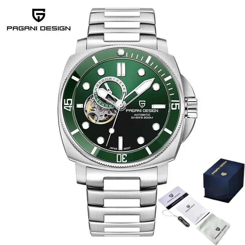 Montre Homme Automatique Diver Squelette Pagani Design PD-1736 – CLEVI Paris