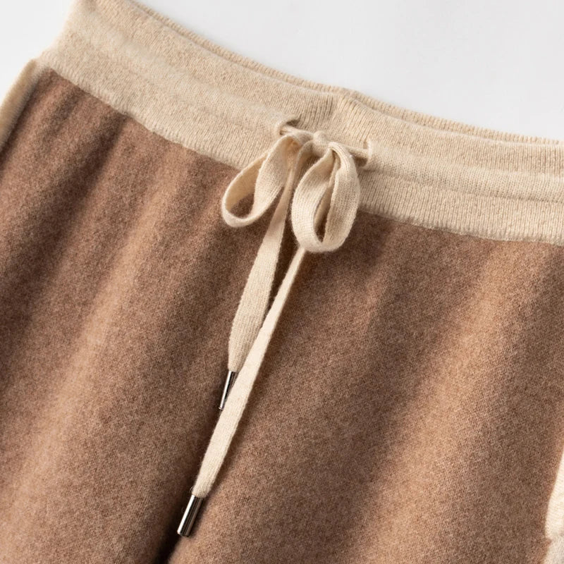 Ensemble homme cachemire zippé à bandes – CLEVI Paris