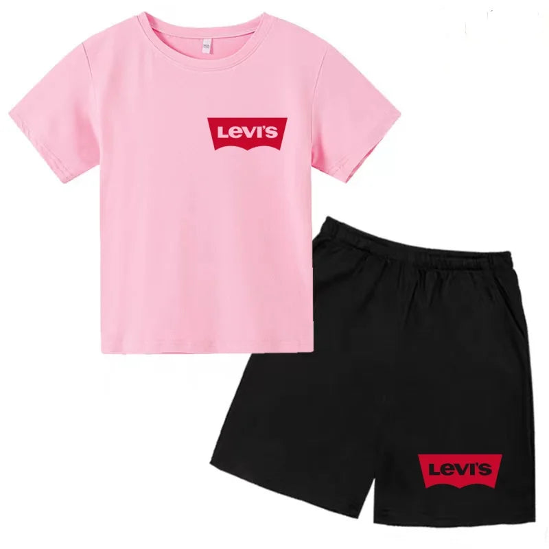 Ensemble enfant t-shirt et short imprimé – CLEVI Paris