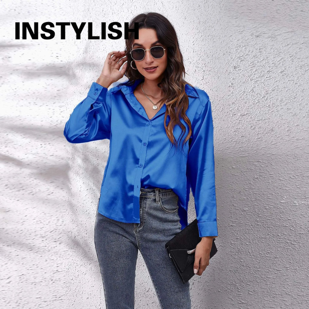 Chemise ample manches longues femme – CLEVI Paris