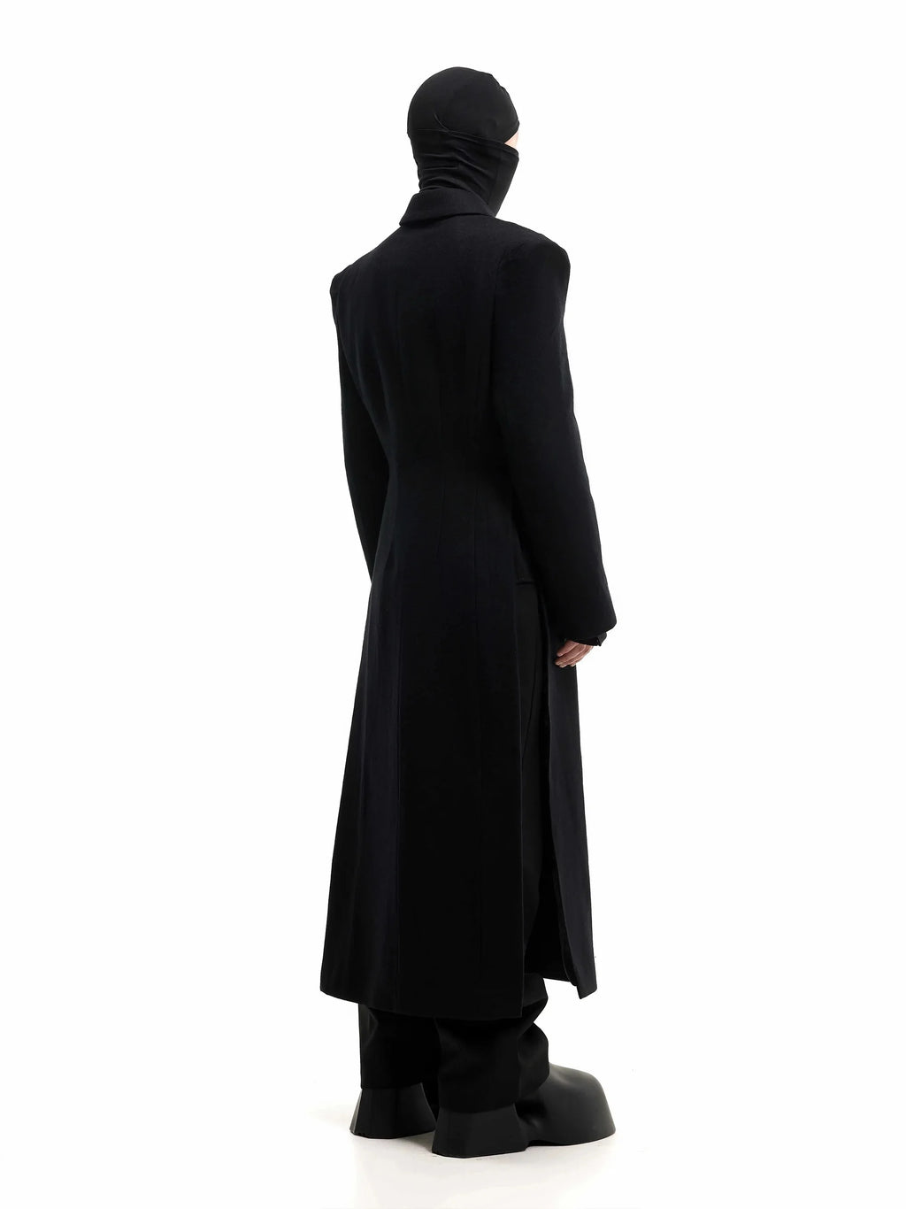 Manteau long laine mélangée homme – CLEVI Paris