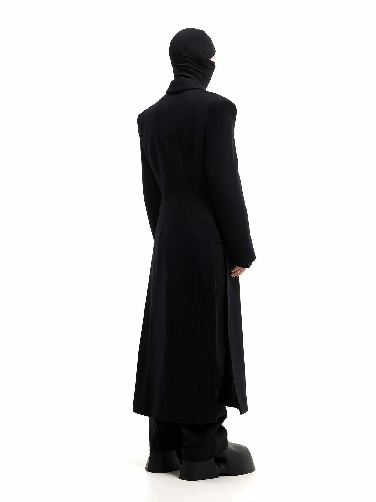 Manteau long laine mélangée homme – CLEVI Paris