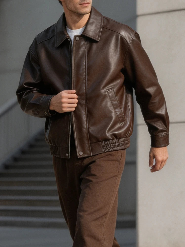 Veste homme boutonnée à col rabattu – CLEVI Paris
