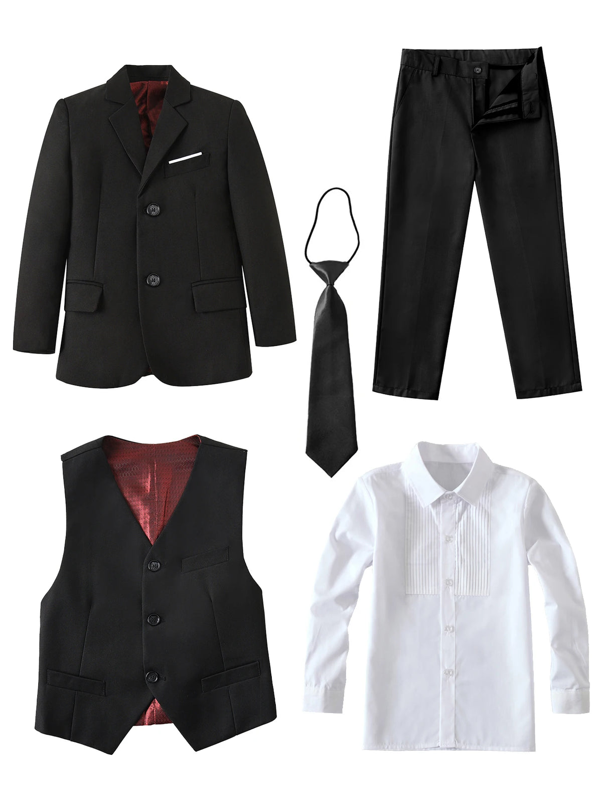 Costume garçon cintré 8044 – CLEVI Paris