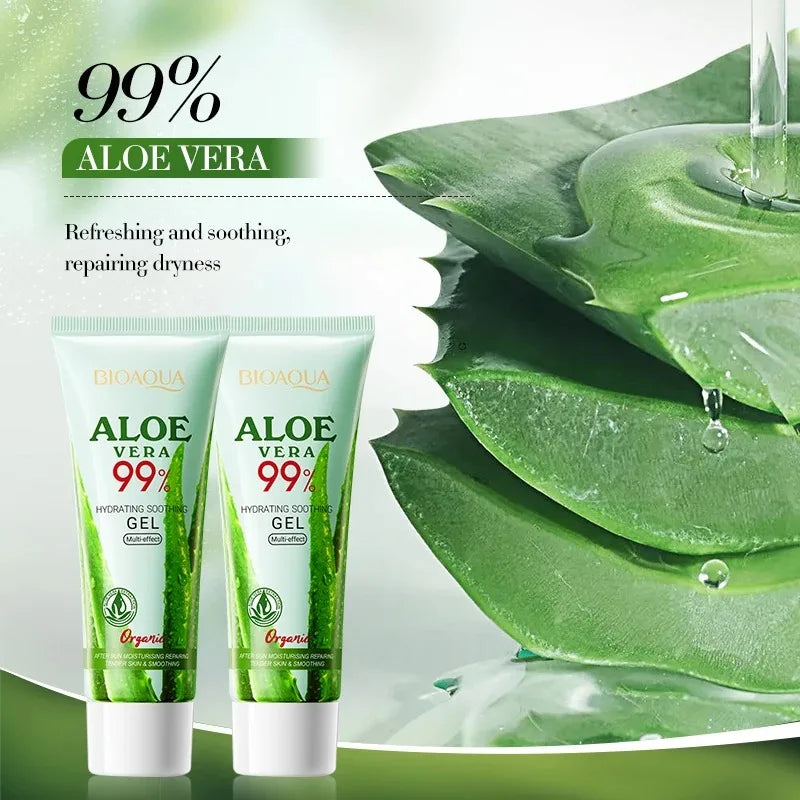 Gel Aloé Vera Hydratant Visage & Corps – Apaisant, Anti-Acné & Réparateur Solaire – CLEVI Paris