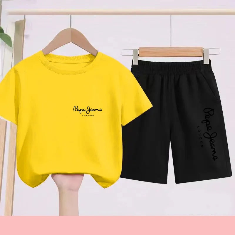 Ensemble enfant haut et short sportswear – CLEVI Paris
