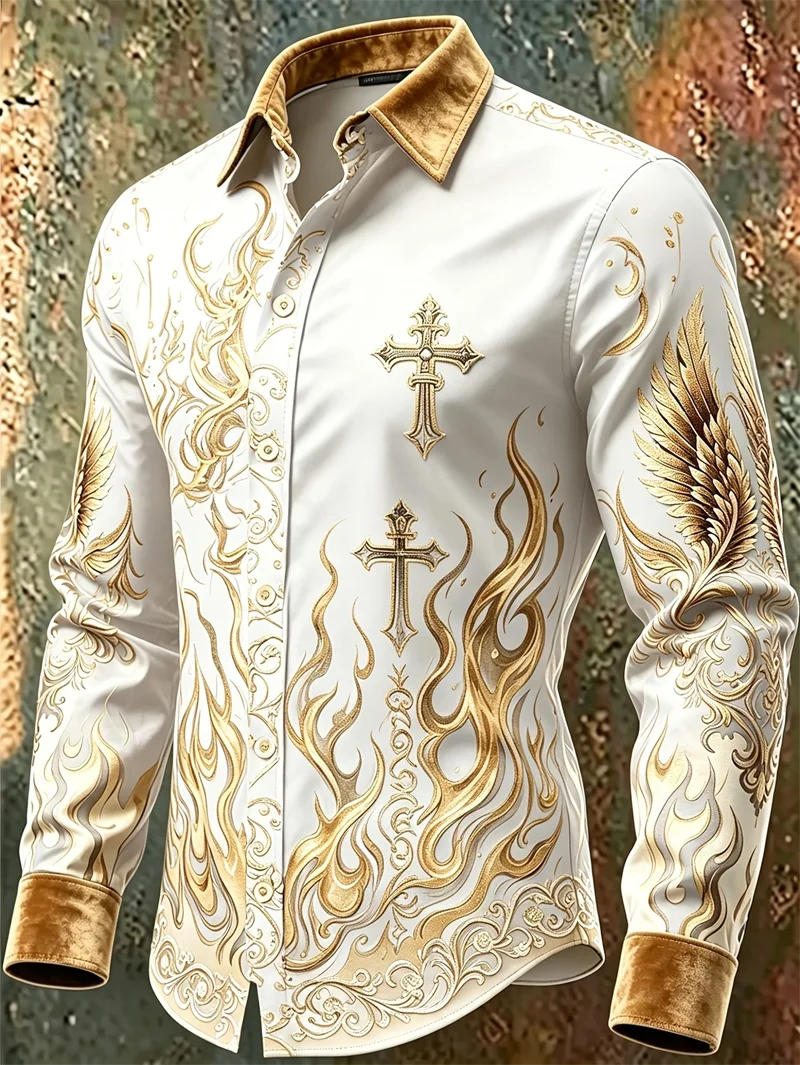 Chemise homme imprimée tendance – CLEVI Paris