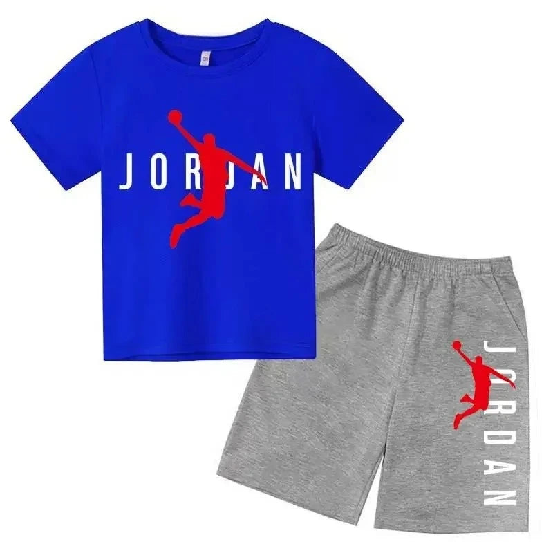 Ensemble enfant T-shirt et short en coton – CLEVI Paris