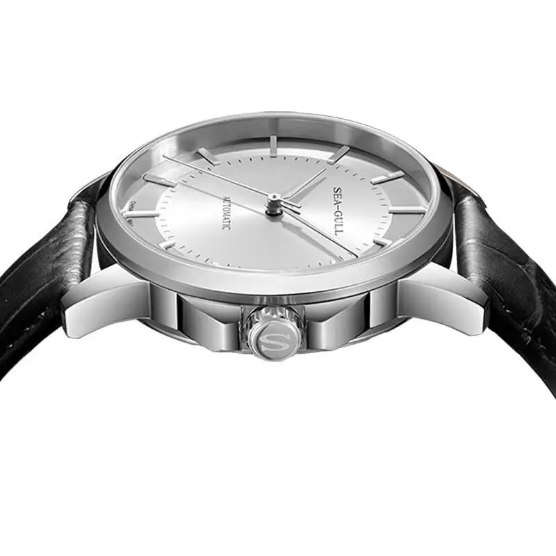 Montre Automatique Seagull Homme Saphir Cuir – CLEVI Paris