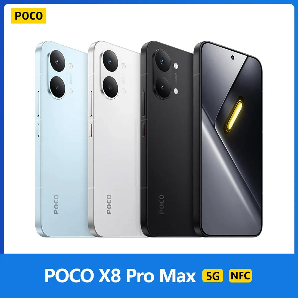 POCO X8 Pro Max 5G 12 Go, 256/512 Go – CLEVI Paris