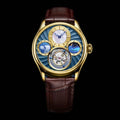Montre Homme Tourbillon Volant AESOP – Squelette Double Face Verre Saphir Étanche 100m Édition Limitée – CLEVI Paris