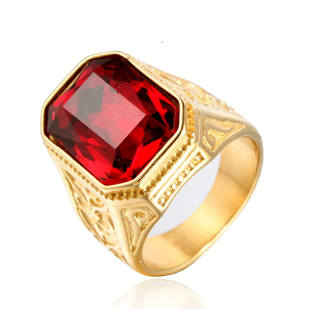 Bague Homme Style Hip-Hop en Acier 316L – CLEVI Paris