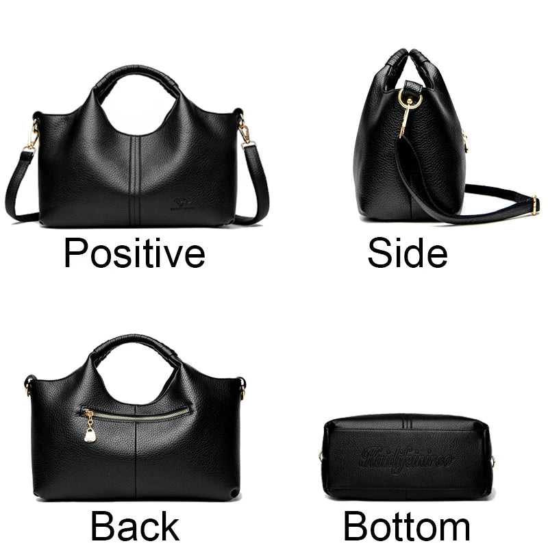 Sac Seau Femme Cuir Véritable Bandoulière – CLEVI Paris