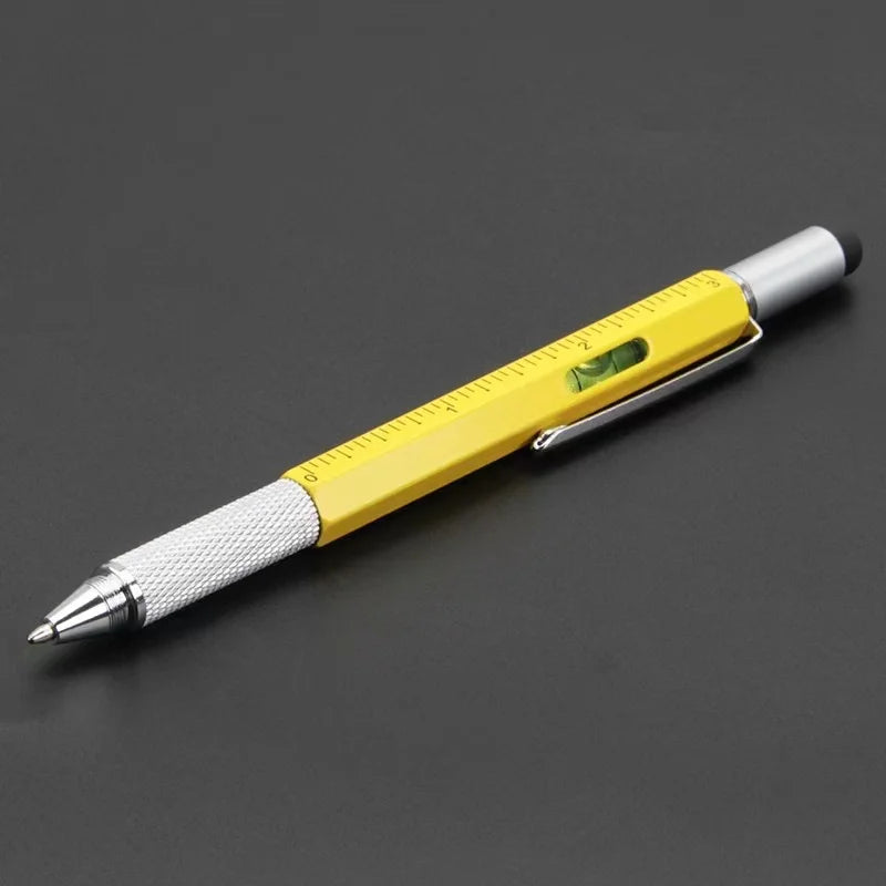 Stylo Multifonction 7-en-1 Stylet Tactile Tournevis Règle Niveau – CLEVI Paris