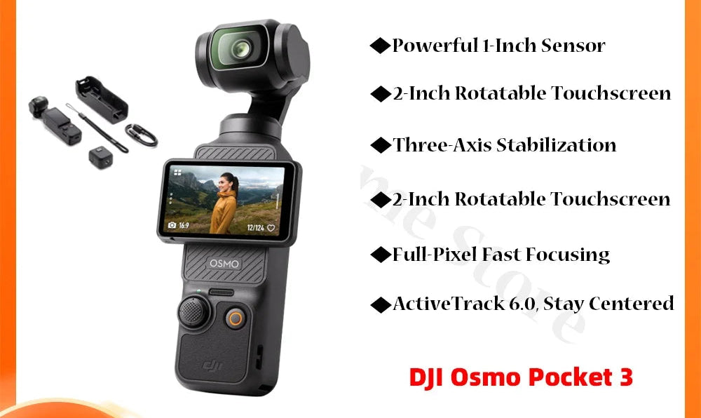 Caméra stabilisée DJI Osmo Pocket 3 – CLEVI Paris