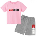 Ensemble enfant T-shirt à lettres et short – CLEVI Paris
