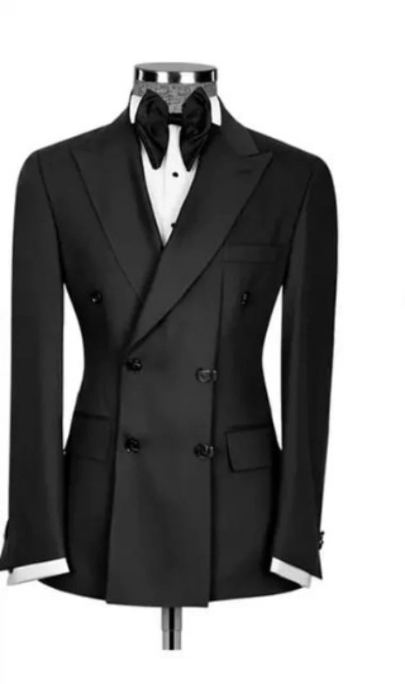 Blazer Homme Double Boutonnage Slim Fit Col Cranté 4 Coloris Grande Taille – CLEVI Paris