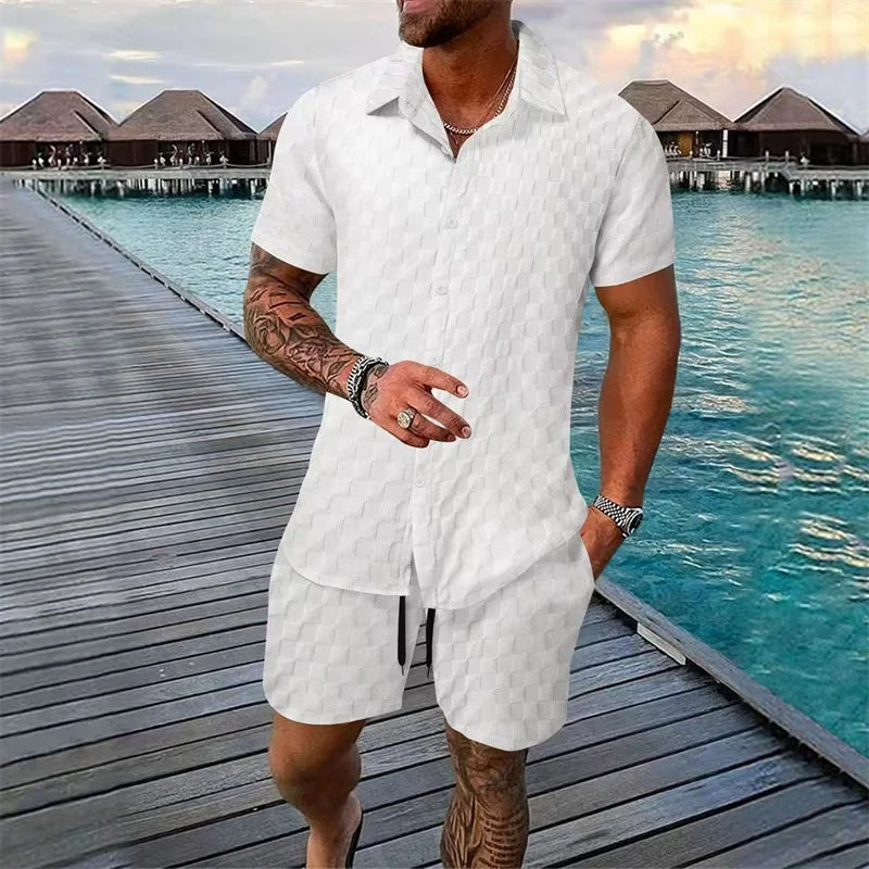 Ensemble homme chemise et bas coordonné – CLEVI Paris