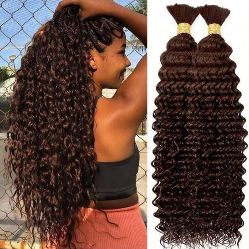Cheveux Humains Vrac Tressage Deep Wave 2 Bundles – CLEVI Paris